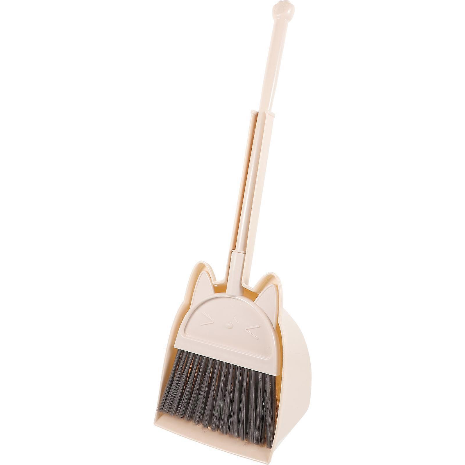 Cute Small Broom Set with Dustpan for Pretend Play – Mini Cleaning Tools for Kindergarten Housekeeping, Enhances Hand Skills for Young Helpers