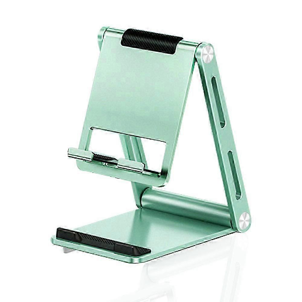 Adjustable and foldable desktop mobile phone stand, aluminum mobile phone stand with non-slip base.