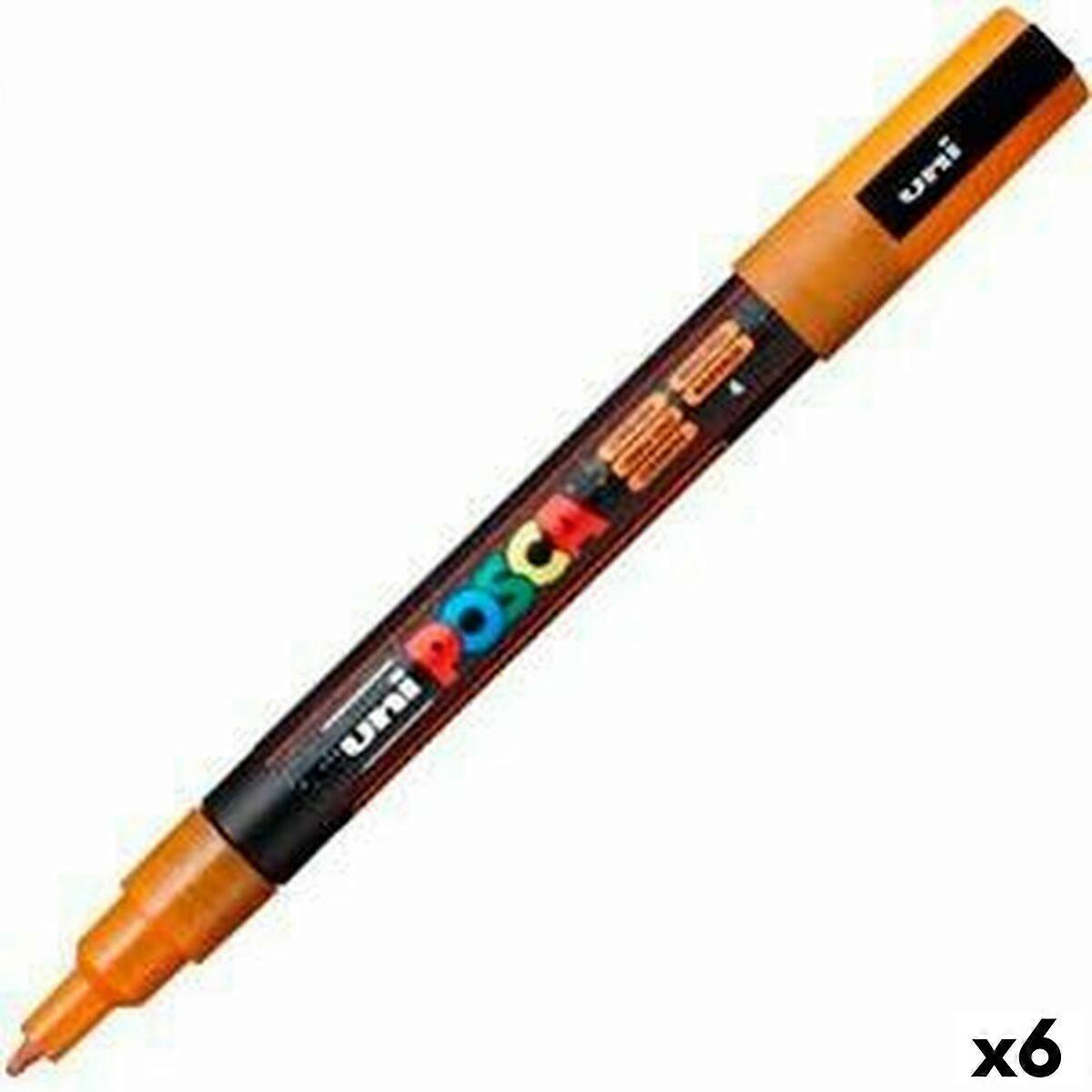 Marker POSCA PC-3ML Yellow (6 Units)