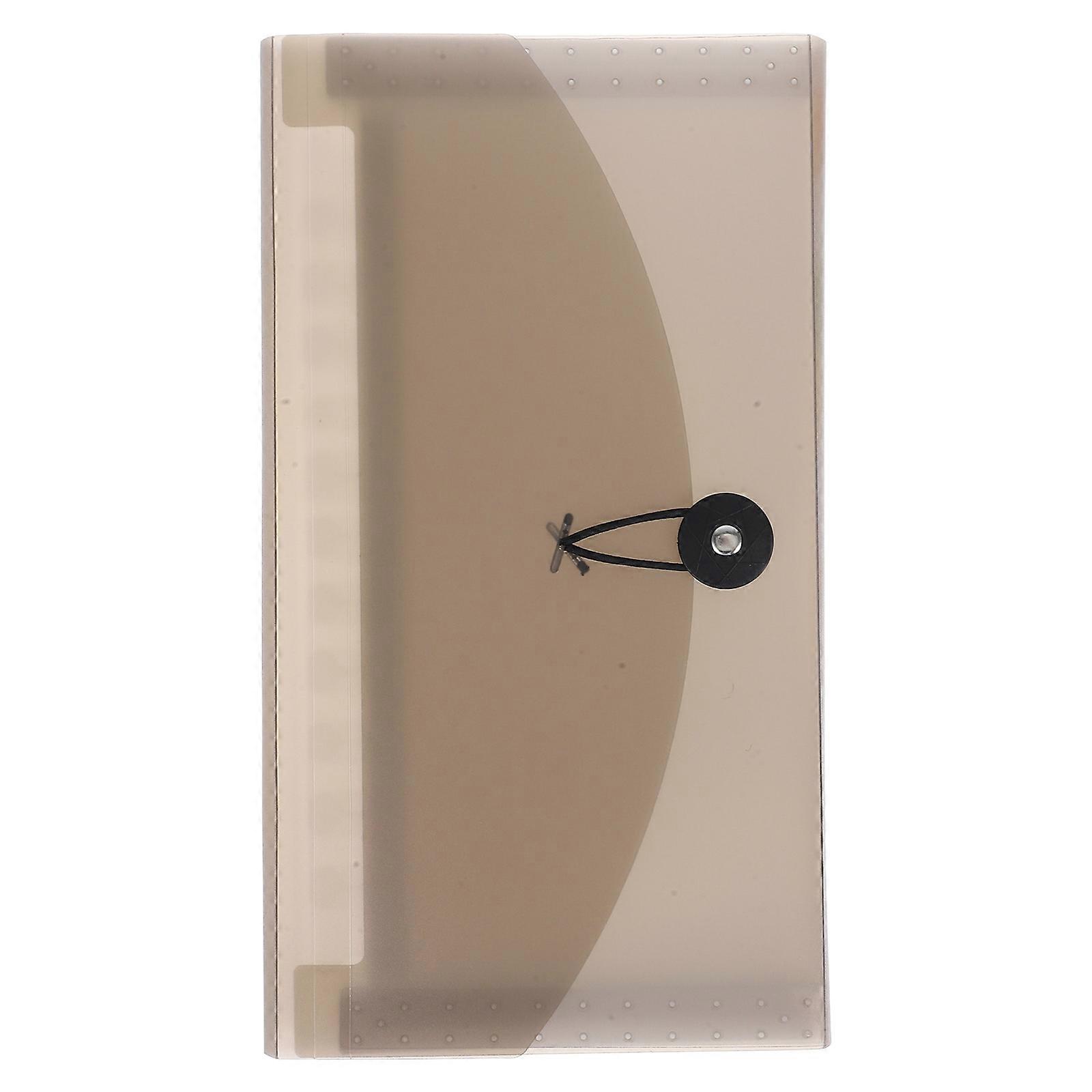 Hanging Cord Style Mini File Organizer Ticket Storage For Travel Purposes Black Lightweight 1Set