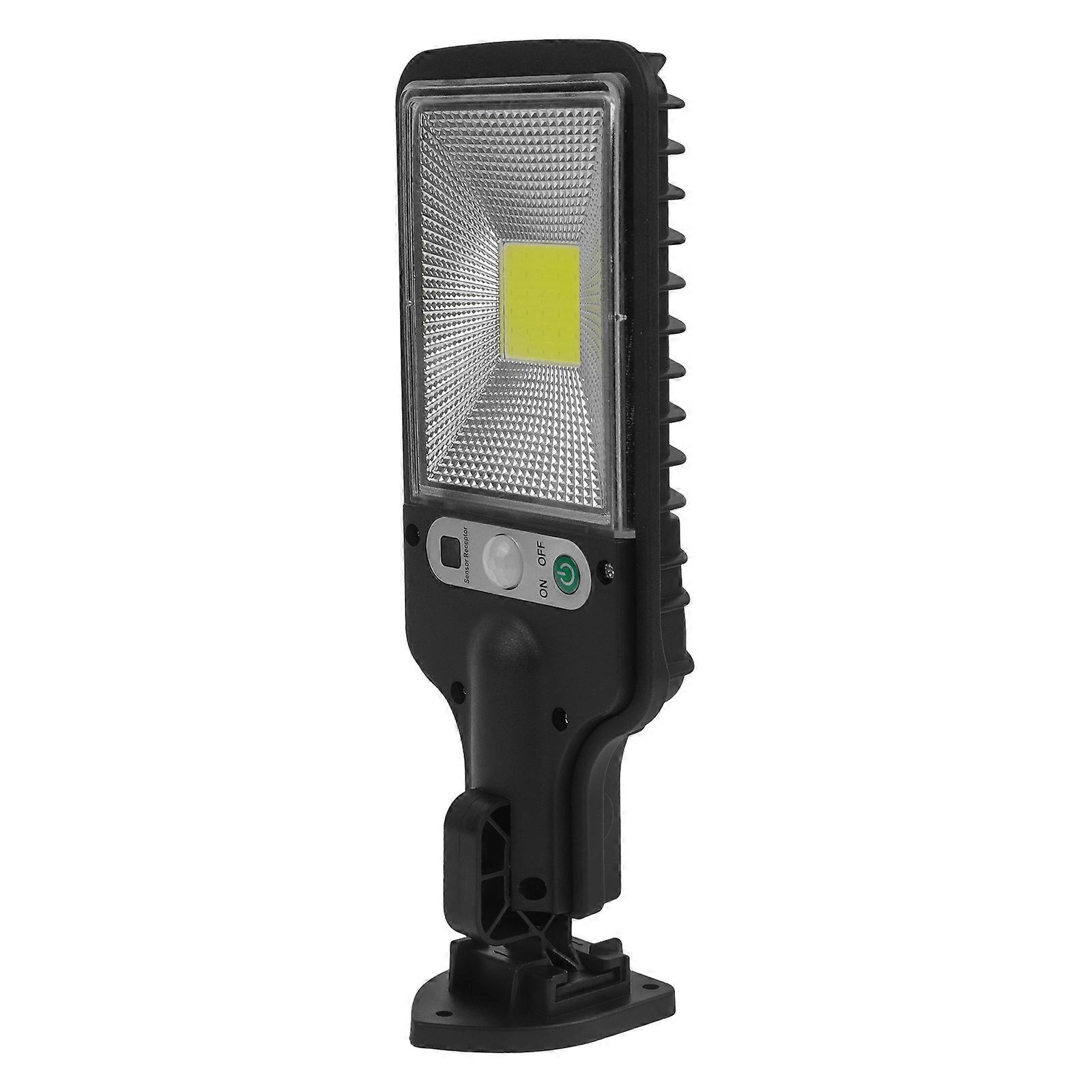 Durable Solarpowered Wall Light for Outdoor Use with Metal and Plastic Black Finish 6.5 Inches