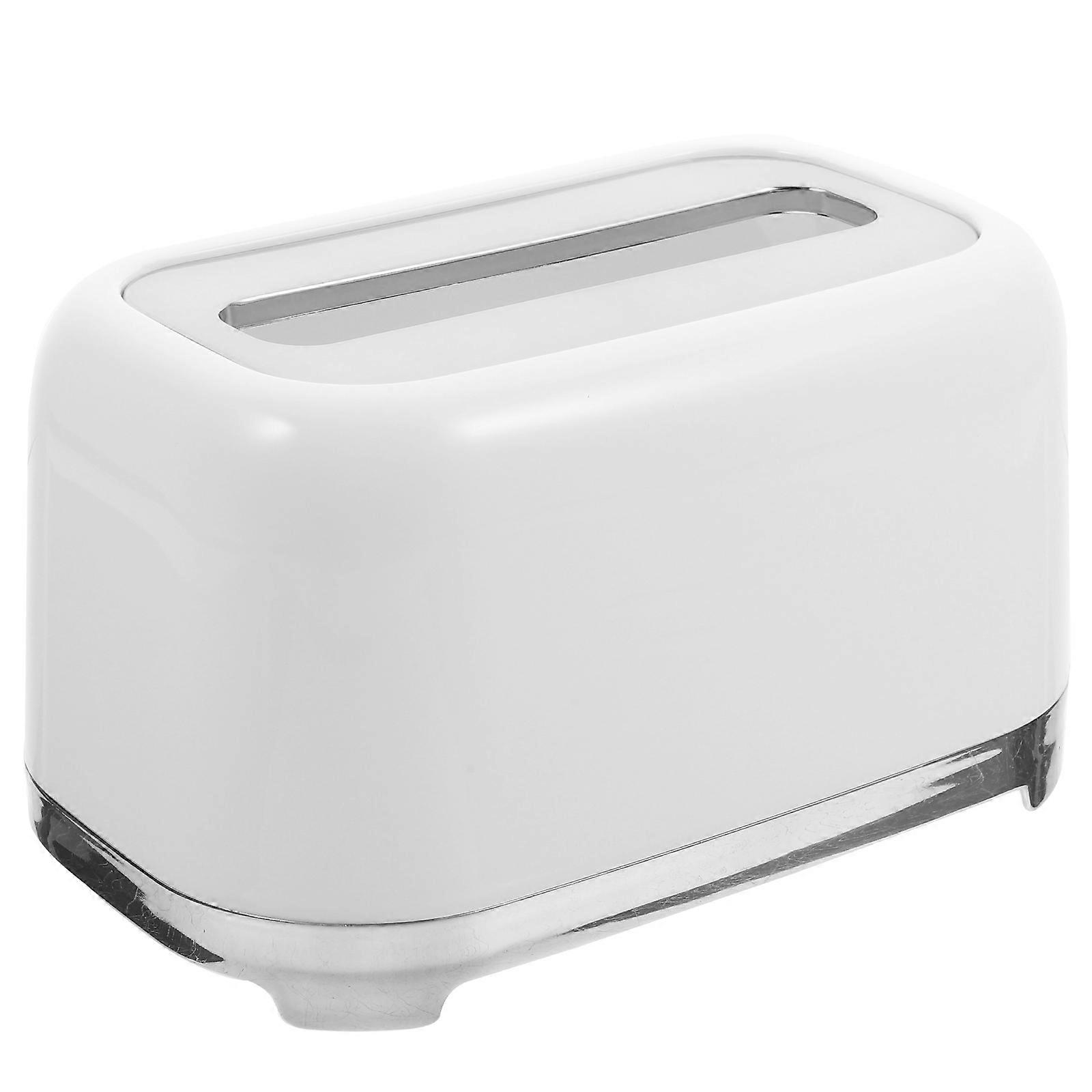 Home Tissue Holder PP Silver Stylish Tissue Box Cover for Storage and Versatile Use