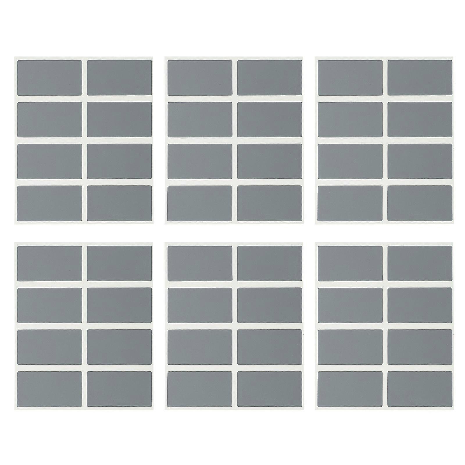 100pcs Rectangular DIY Scratch Off Stickers  Self Adhesive Peel and Stick Labels