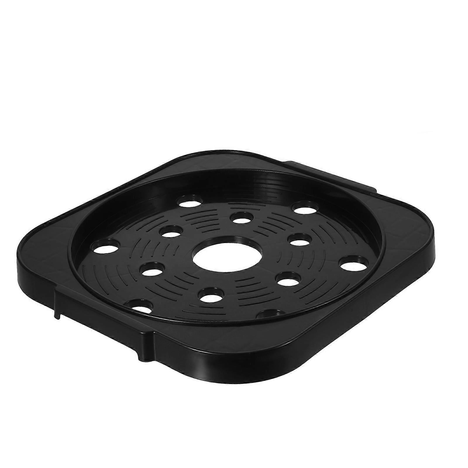 Practical Gas Tank Stand For Commercial Use Protective Stand Circular Black Easy Installation 1Pcs