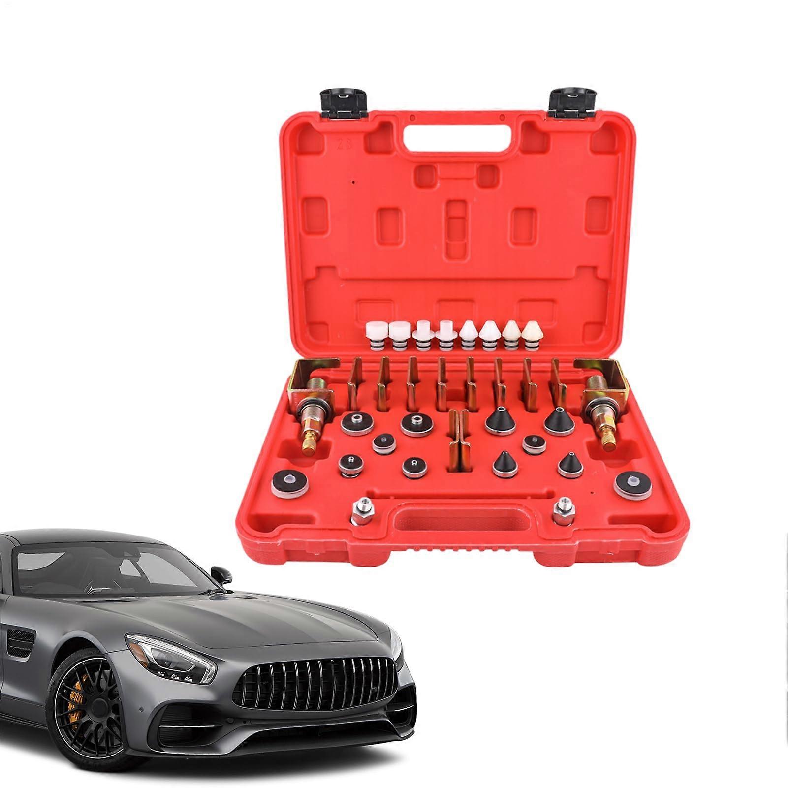 AC Leak Detector Set, Portable Refrigerant Tester for Automotive Cooling System, Pipe Pressure Testing and Repair