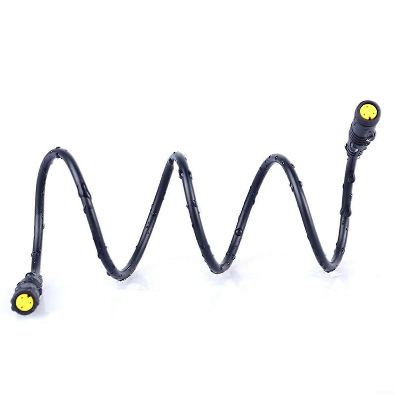 3 Pin Waterproof Extension Cable Connector Kit for Electric Bike Display Throttle Brake Sensor Hub Motor (C)