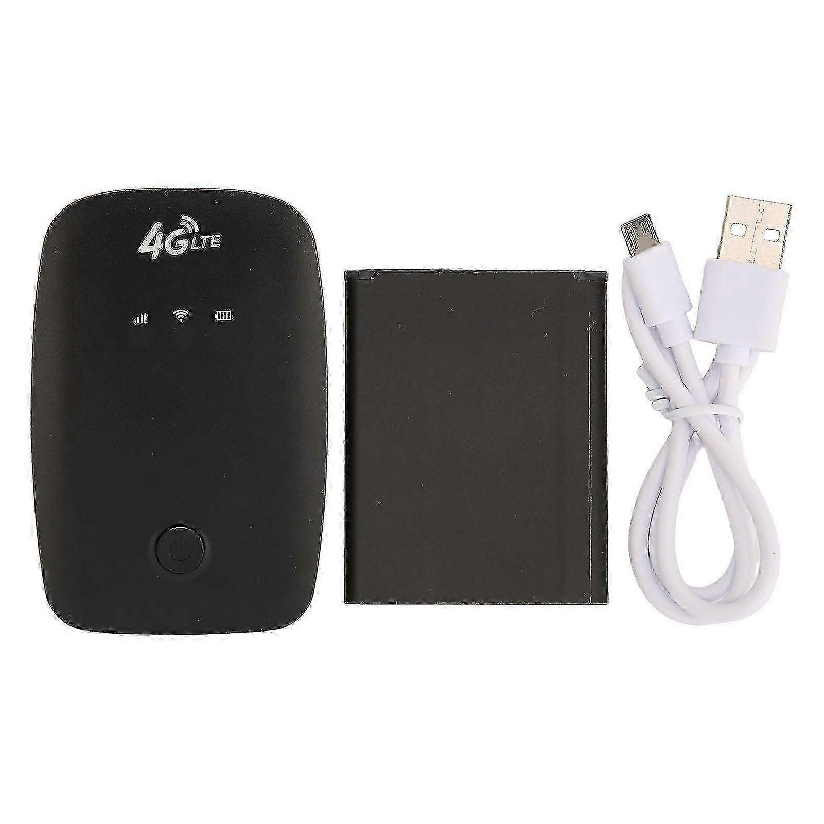 Portable 4G Mobile WiFi Hotspot Router with SIM Card Slot - 2100mAh Battery for Car Users & Business Travelers