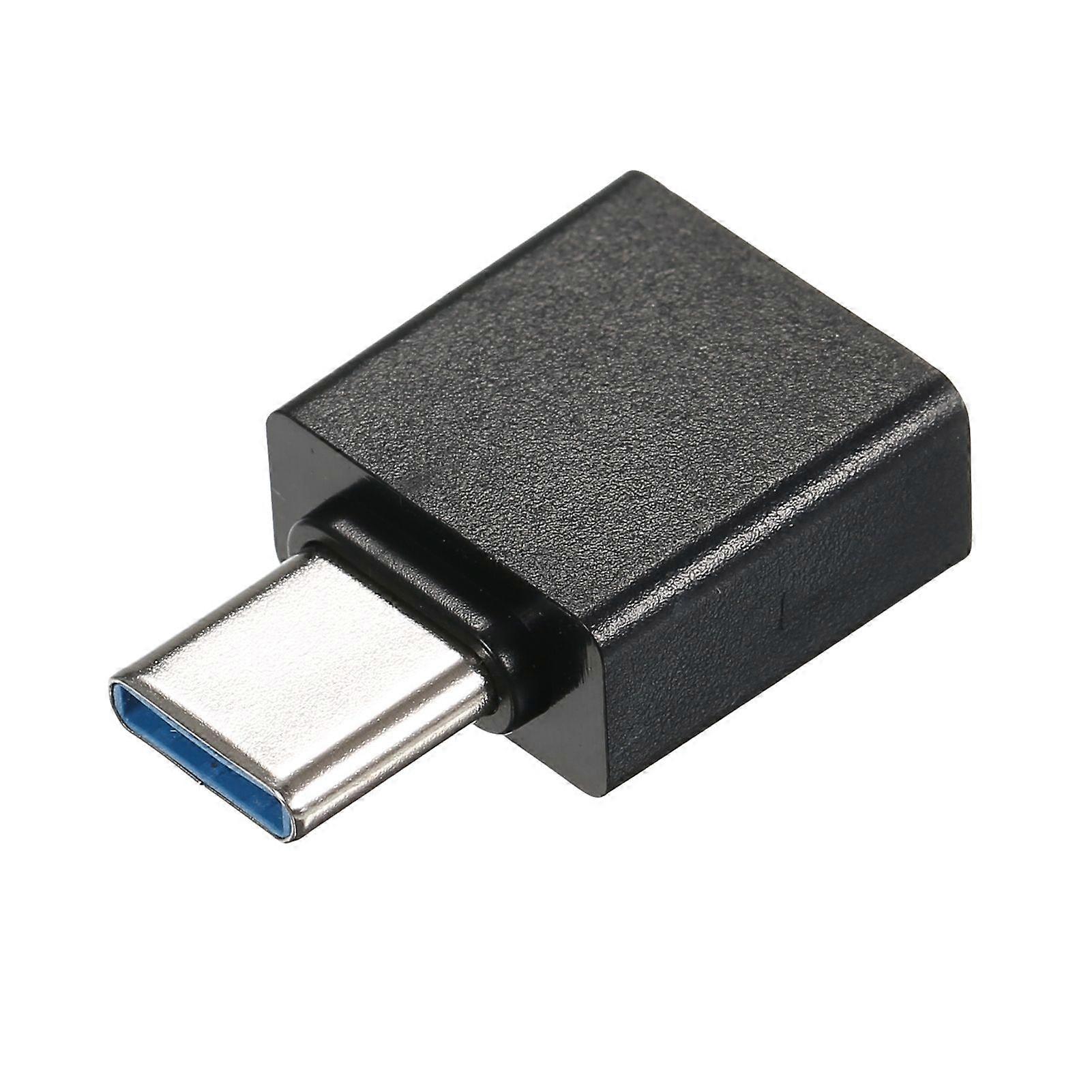 OTG Adapter Type-C to USB2.0 Adapter Portable Type-C Adapter Mini Size Plug and Play Wide Compatibility Black
