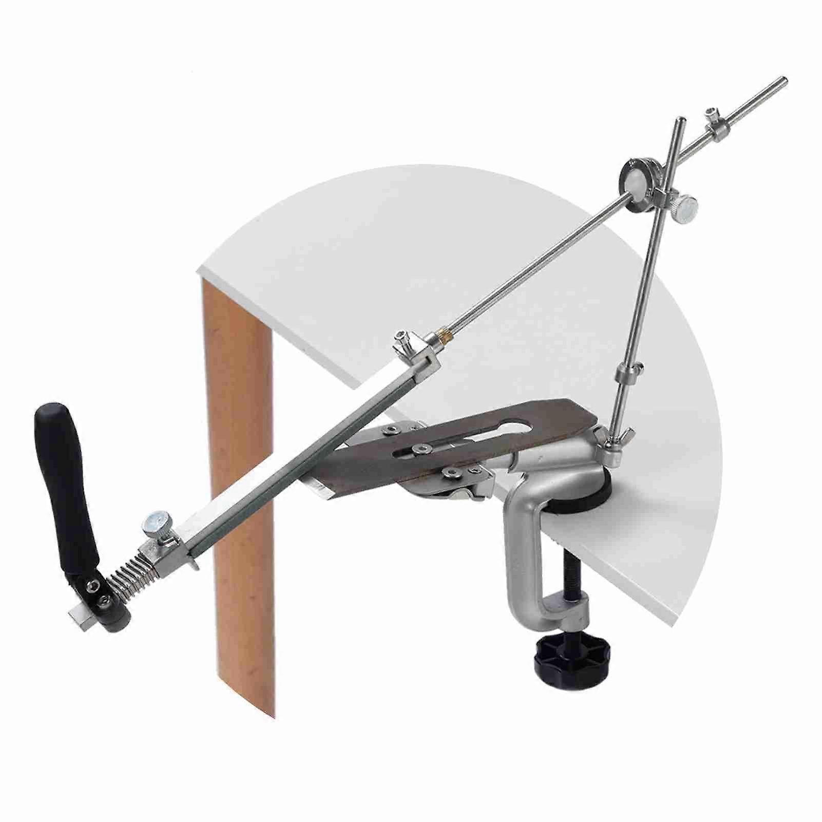 Sharpener Set Fixed-angle Knife Sharpener Knife Sharpening Kit Knife Slicker Edge Sharpener Abrasive Holding System with 4 Sharpening Stones