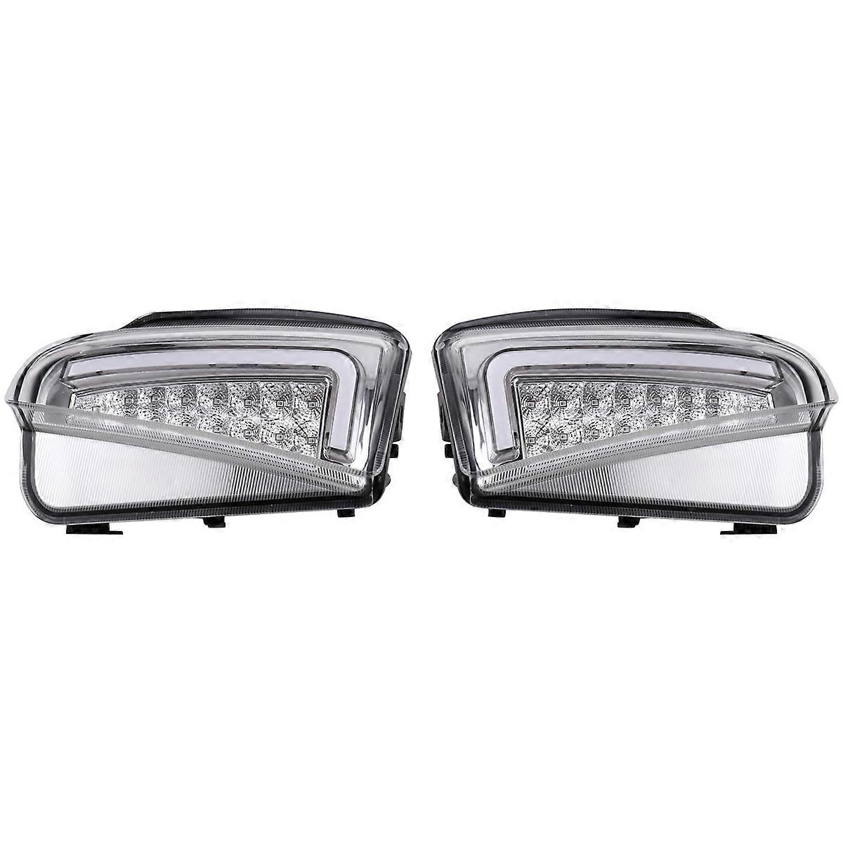1Pair for ZVW30 2012-2015 LED Front Bumper Fog Lamp DRL Daytime Running Lights Yellow Turn Signals L