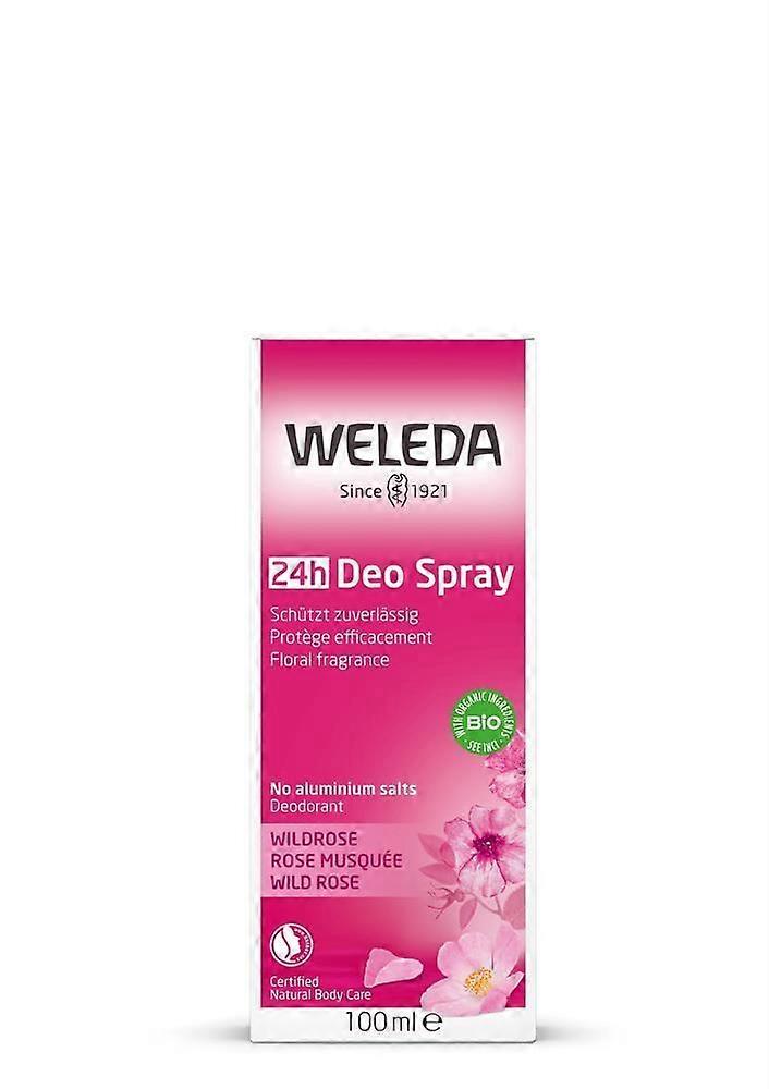 Weleda Wild Rose Deodorant 100ml - 3 Pack