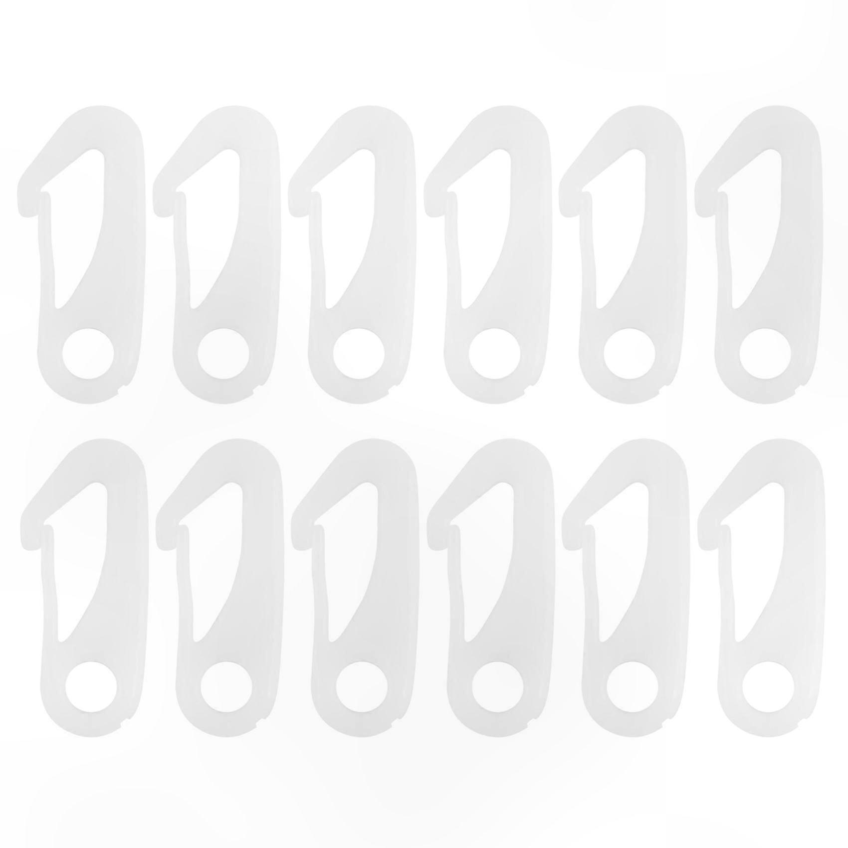 12-Pack Flag Clips with Snap Hooks for Flagpole Accessories Rope Attachment Solution