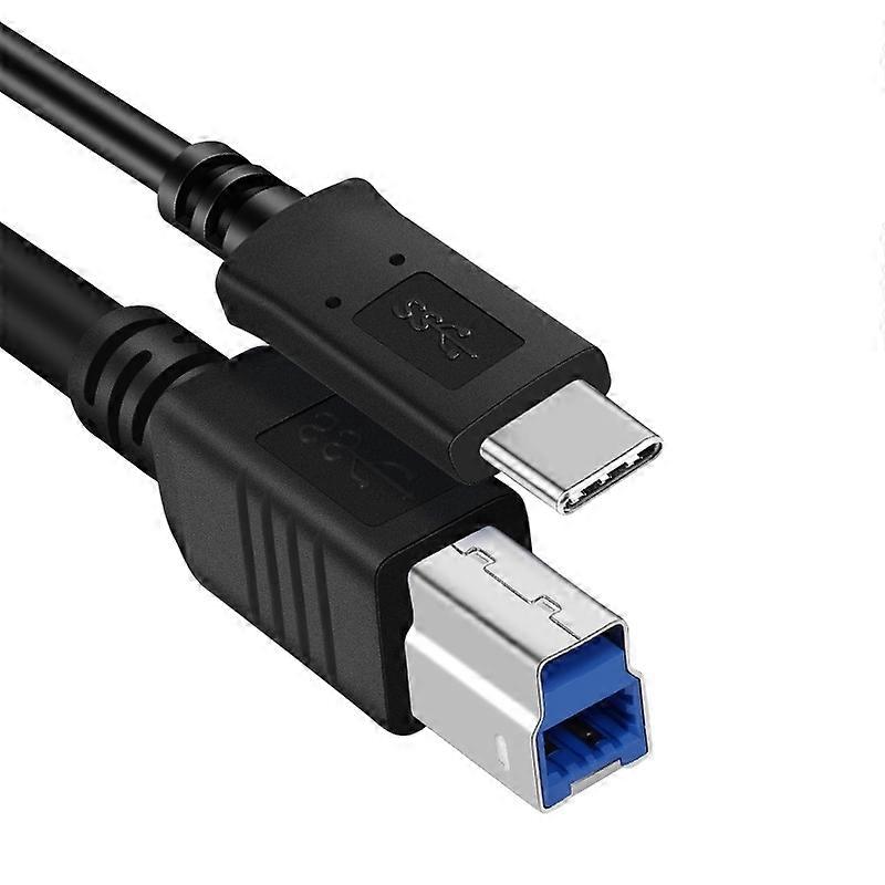 Type-C3.1 to USB3.0 Printer Extension Data Cable Type-C3.1 to USB3.0 Male, 1m
