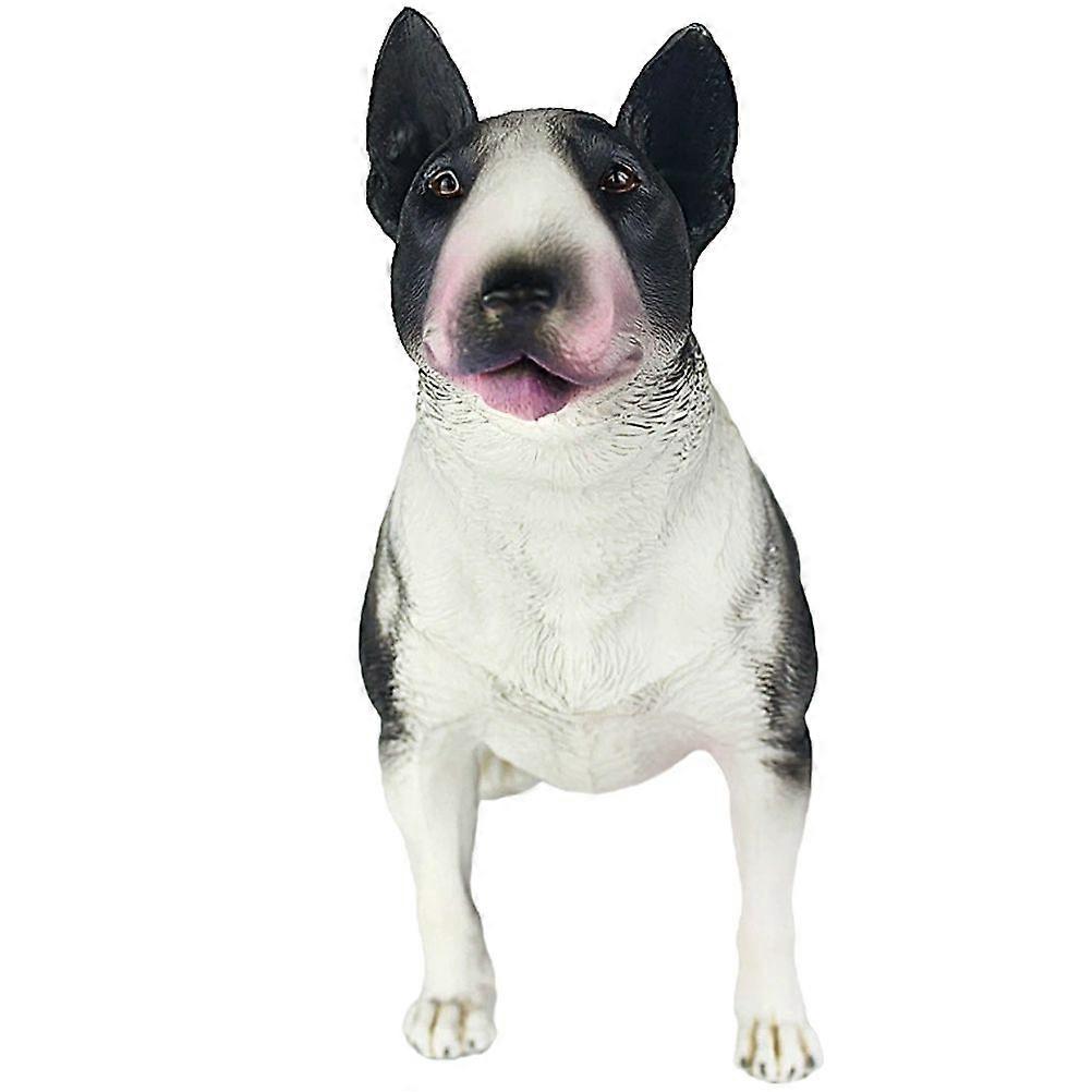 Bull Terrier Model Standing Dog Model Simulation Bull Terrier Dog Model Fake Puppy Model