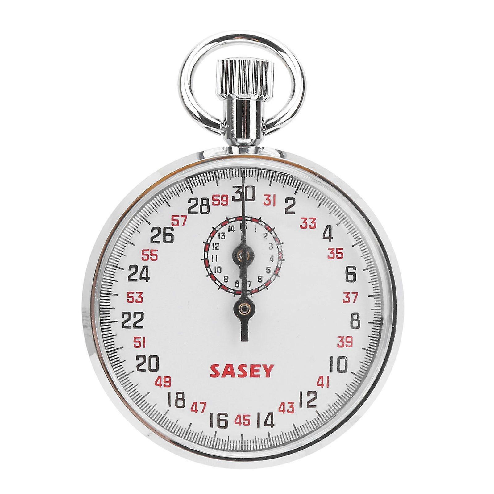 Mechanical Stopwatch Round Sports Chronograph Running Timer Physics Teaching Equipment