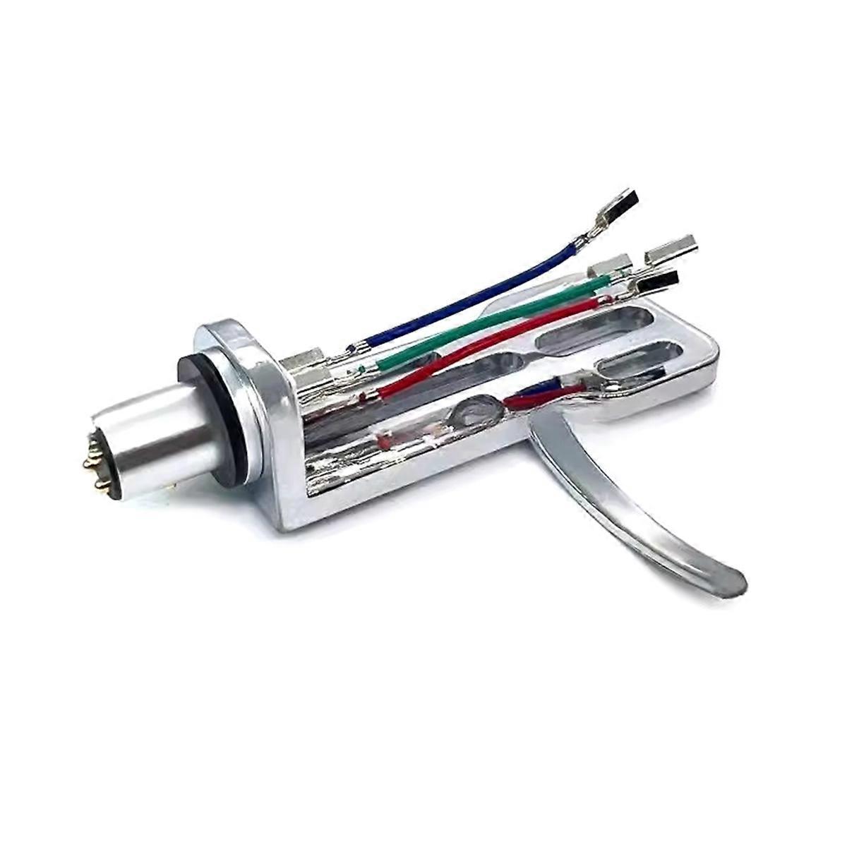 Record Player Vinyl Needle-Bracket Copper Wire Pickup Silver