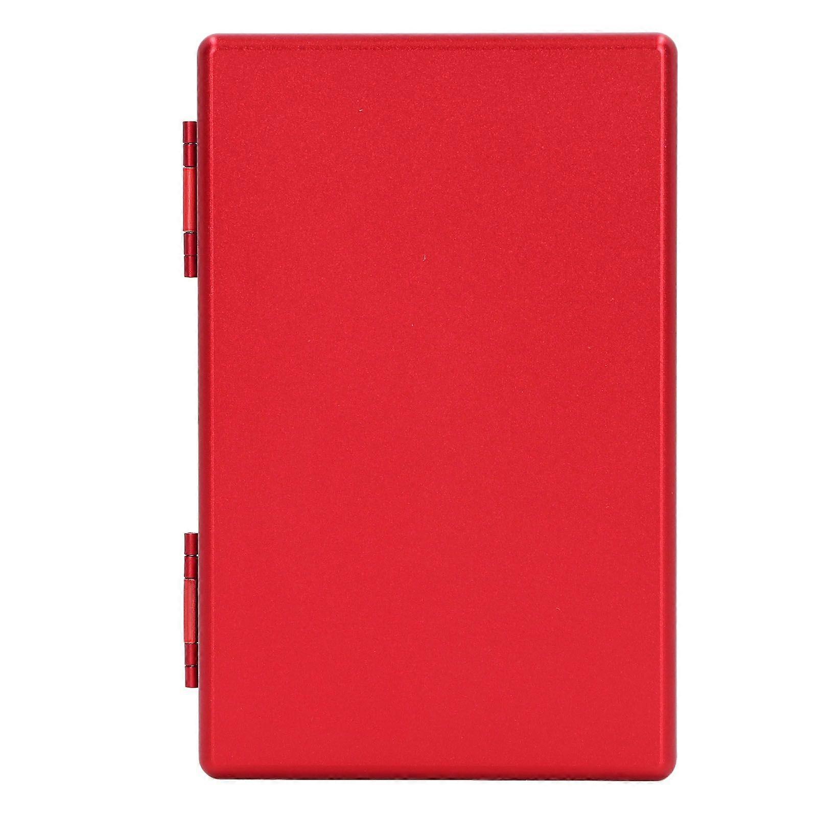 Fine Cigarettes Case for 20pcs Aluminum Alloy Extended Thin Cigarette Box Automatic Popping Up Cigarette Holder Red