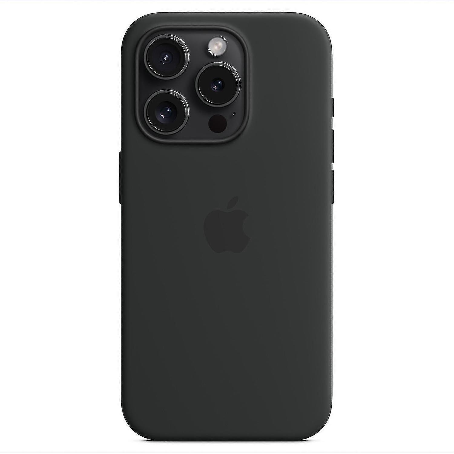 Capa de silicone para iPhone 15 Pro Case compatível com MagSafe