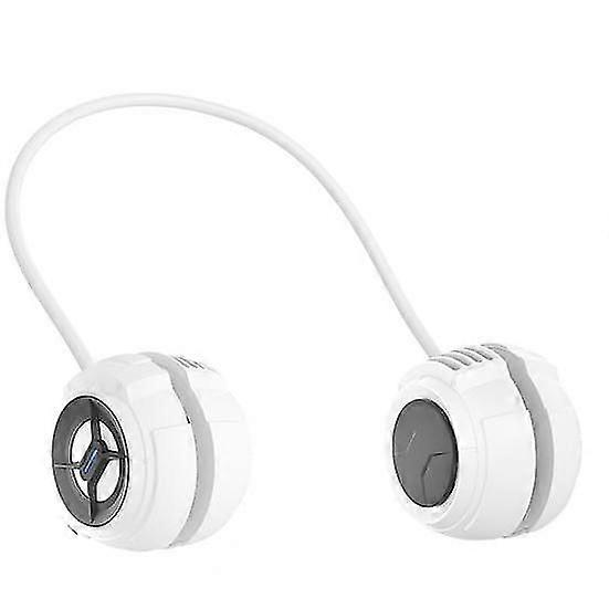 1 Set Electric Fan Low Noise Air Supply Neck Hanging Mini Space-saving Portable Fan Daily Use Accessory