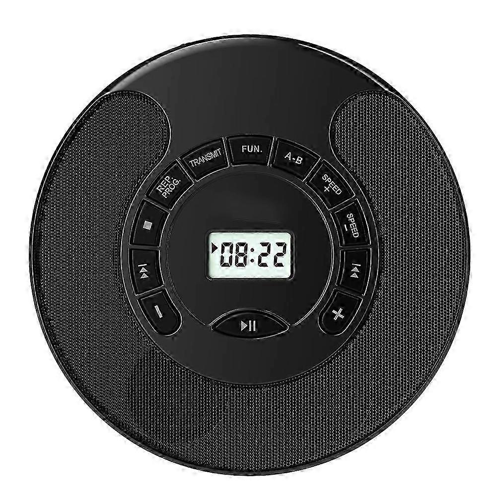 New Portable CD Player, USB Player, Dual Stereo Speakers,Black