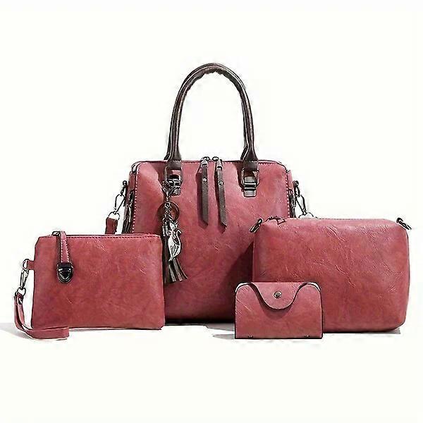 Ladies' handbag set, 4-piece, suitable for various occasions