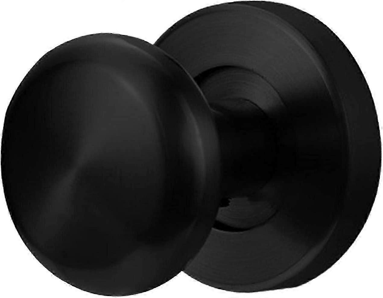 Door Handle Pull Round Knob for Cabinet Cupboard(Black)1pcs
