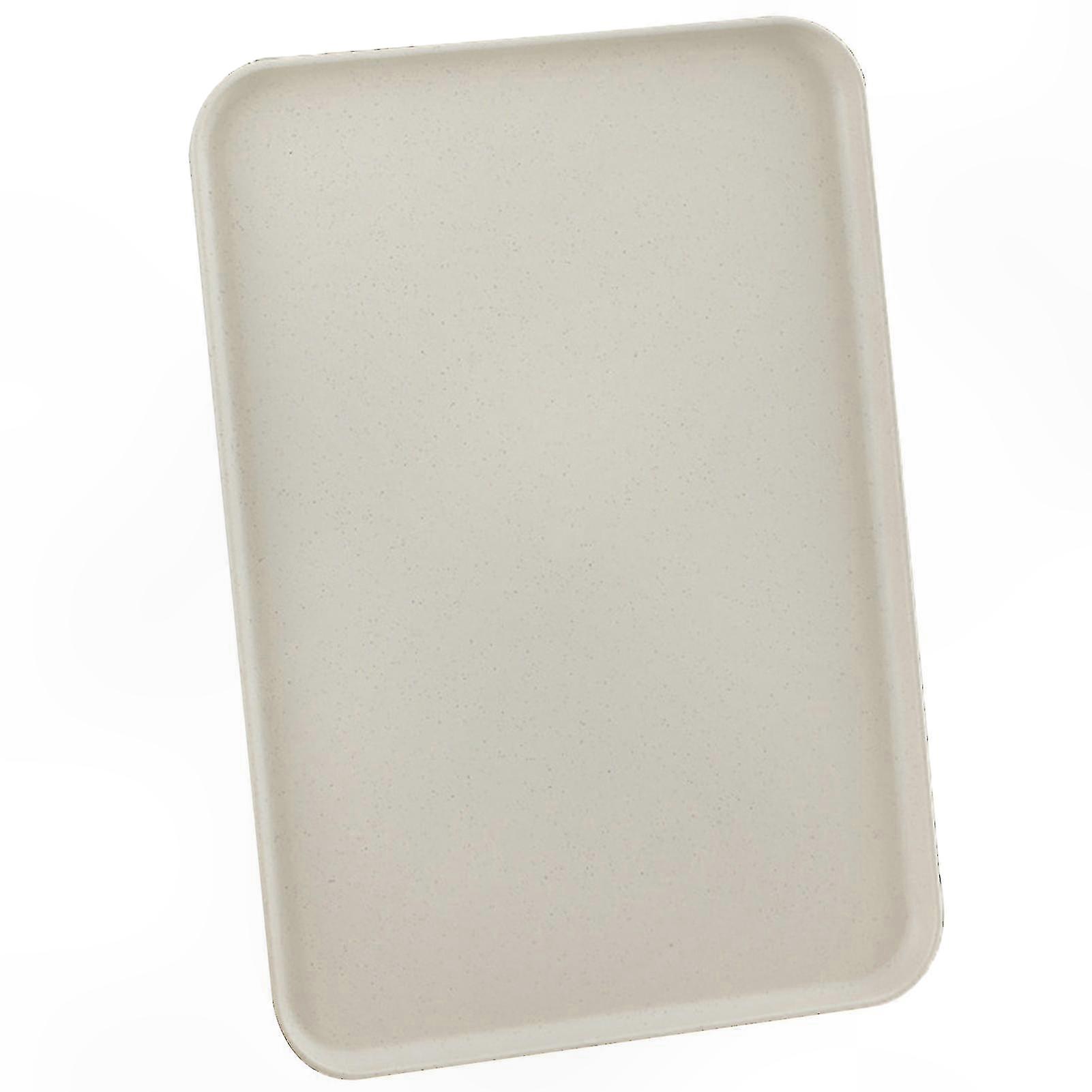 Nordic Style Rectangular Plastic Serving Tray for Home Decor and Functionality