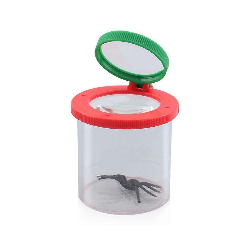 Compact 3X and 6X Magnifying Glass Observation Cylinder for Nature Exploration