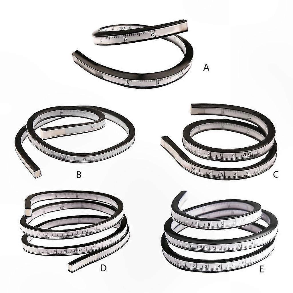 Bendable Sewing Ruler Flexible Curve Tool 30-90cm for Crafting and Measuring