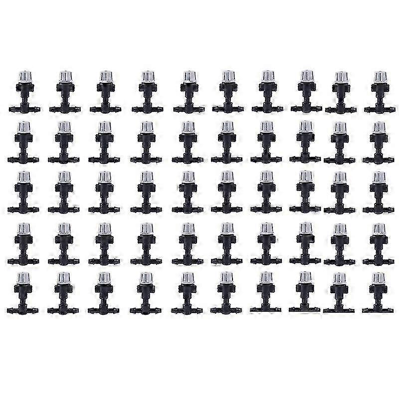 50pcs Fog Nozzle for Plants Cooling Water Spray System Gardening Tool