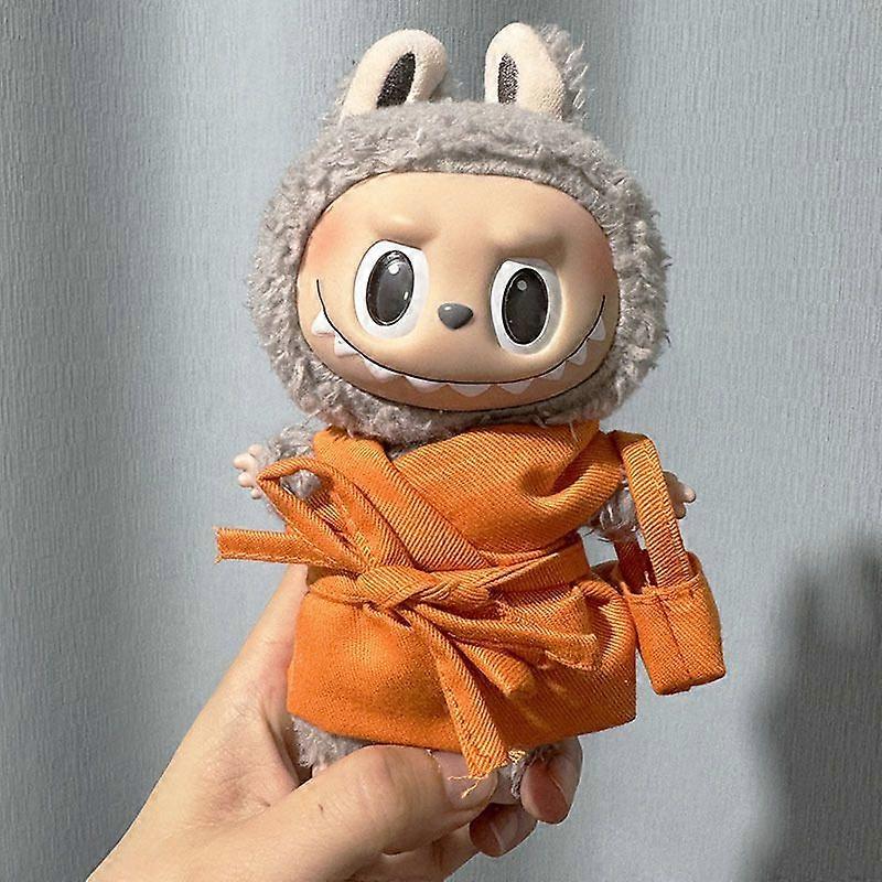 1 Set 17cm Plush Doll Monk Suit: Mini Clothes With Chinese Monk Style - Replaceable Outfit For Stuffed Dolls Dressing up