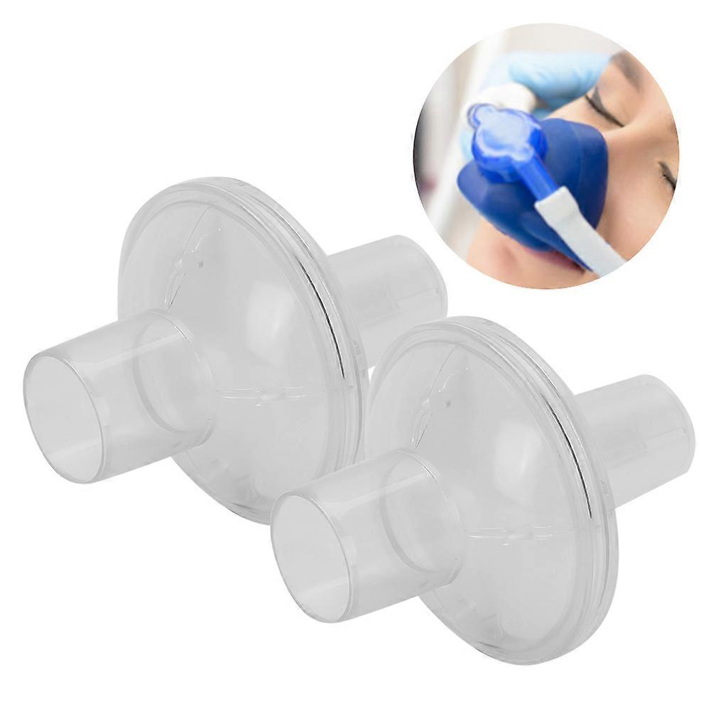 2pcs Disposable Breathing Machine Filter Particle Replacement Filter for Patient Care