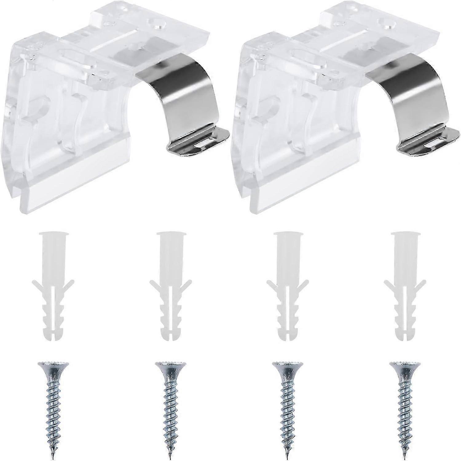 2 Packs Window Blind Brackets, Mini Blind Brackets