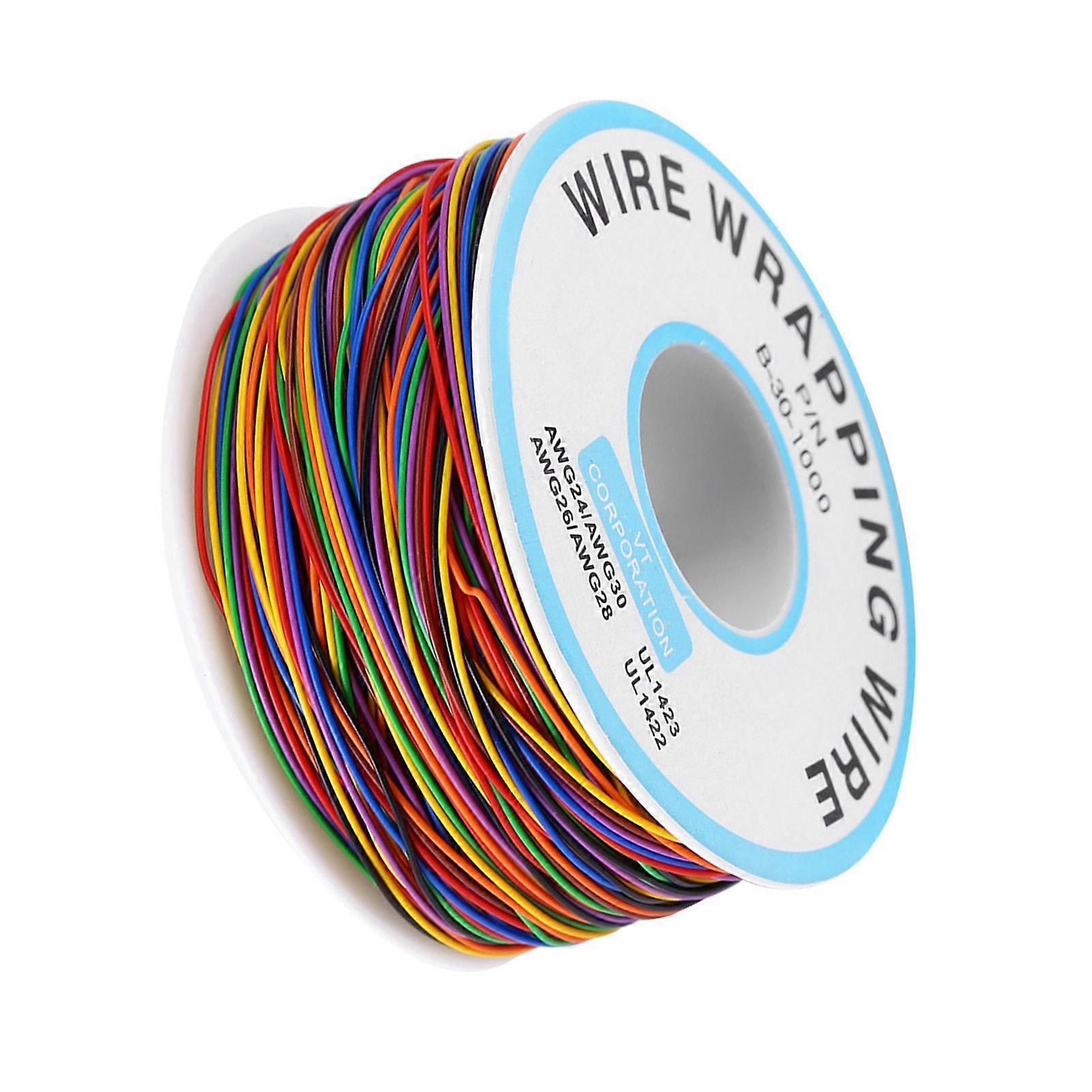 P/NB‑30‑1000 8-core colored copper test cable, 250 m, with colored insulation