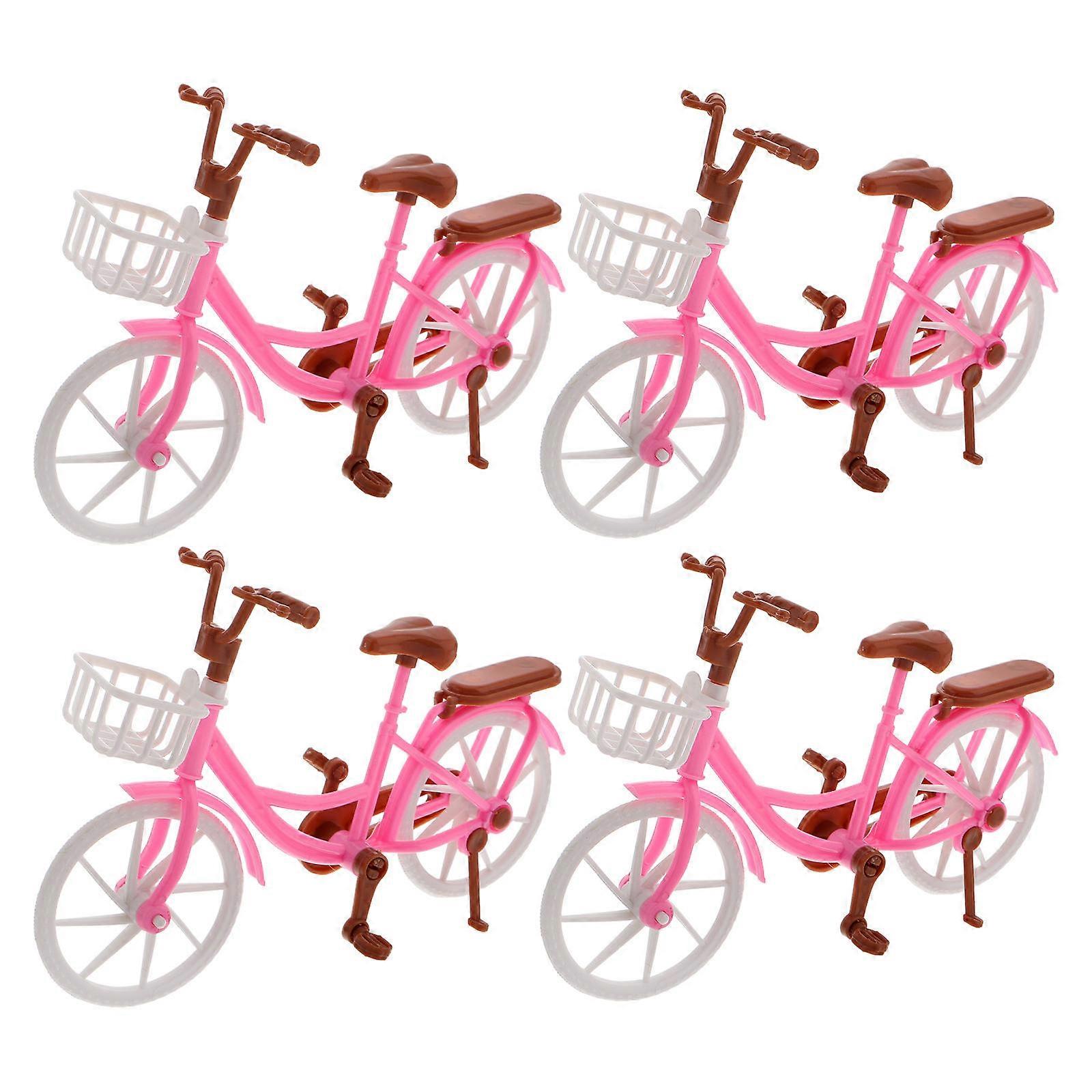 Decorative Miniature Bicycle Models for Home Use 20Pcs Plastic Bike Figurines