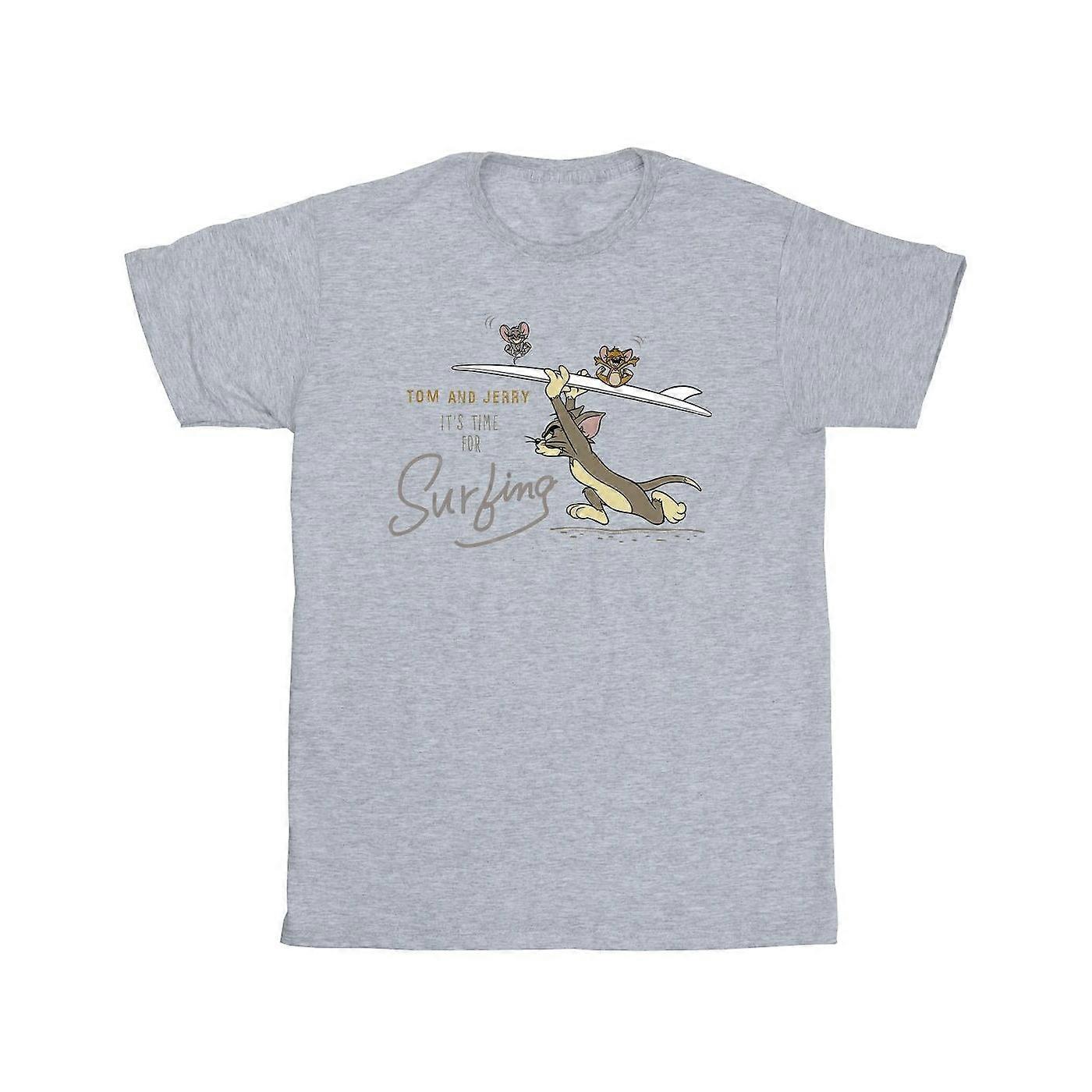 Tom And Jerry Męska koszulka It's Time For Surfing