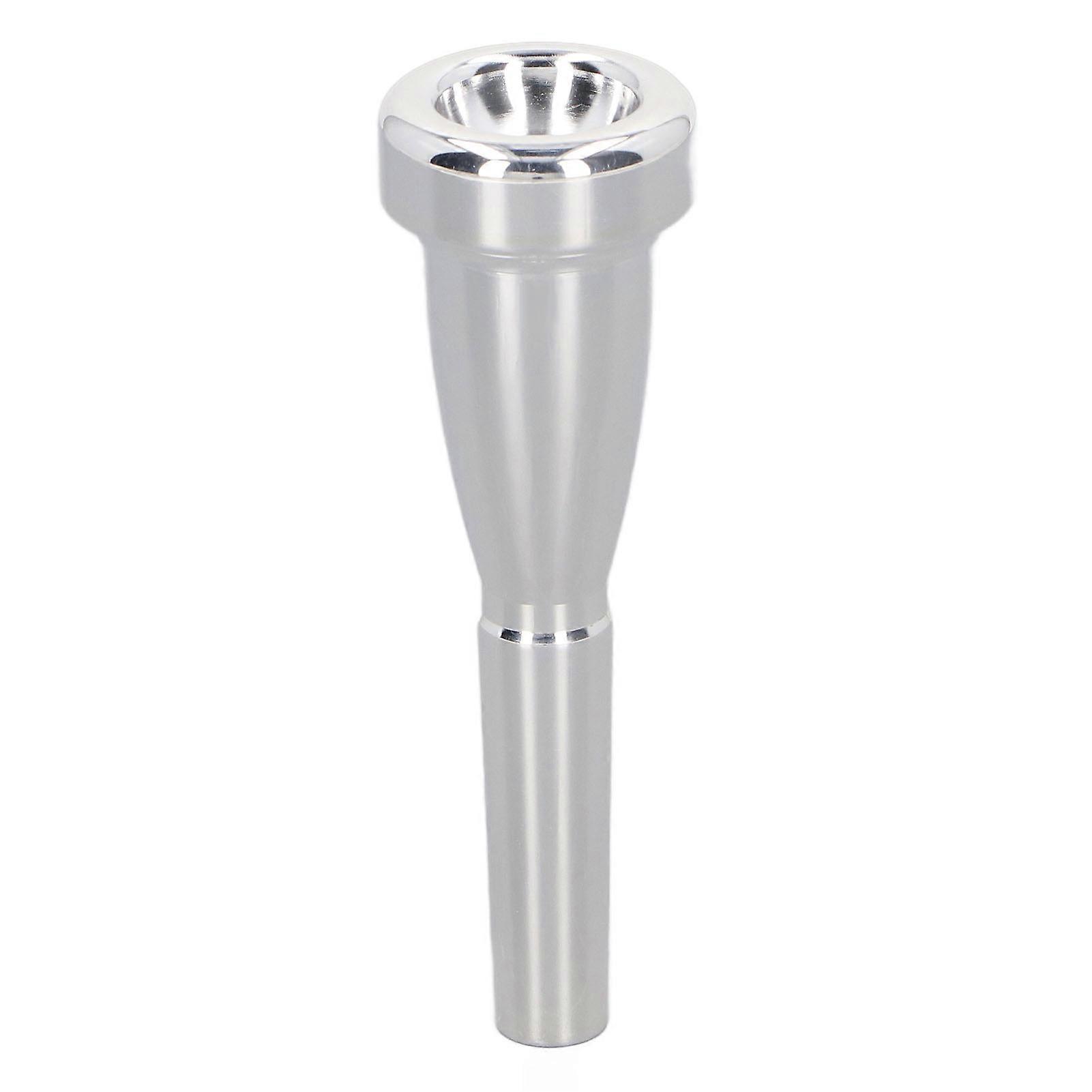 Embouchure de trompette en alliage d'aluminium, accessoire de remplacement pour instrument de musique à vent professionnel, argent 3C