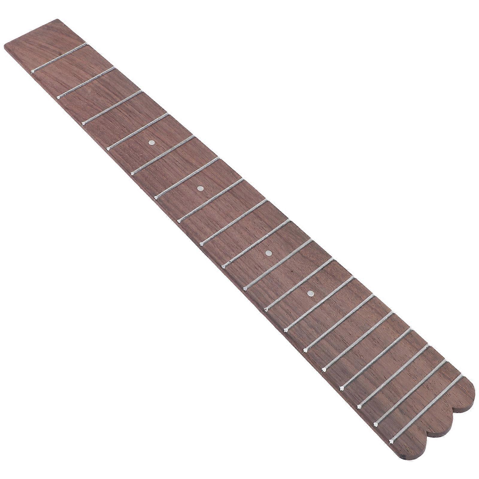 Ukulele Fingerboard Wooden Guitar Fretboard Replacement for Playing