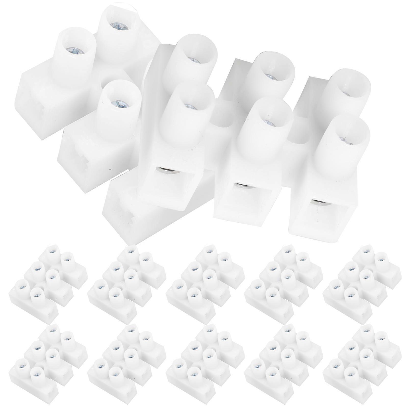 Cable Wire Connector Electrical Components for Motors Silver Pp Manganese Steel Wire Connection 100Pcs