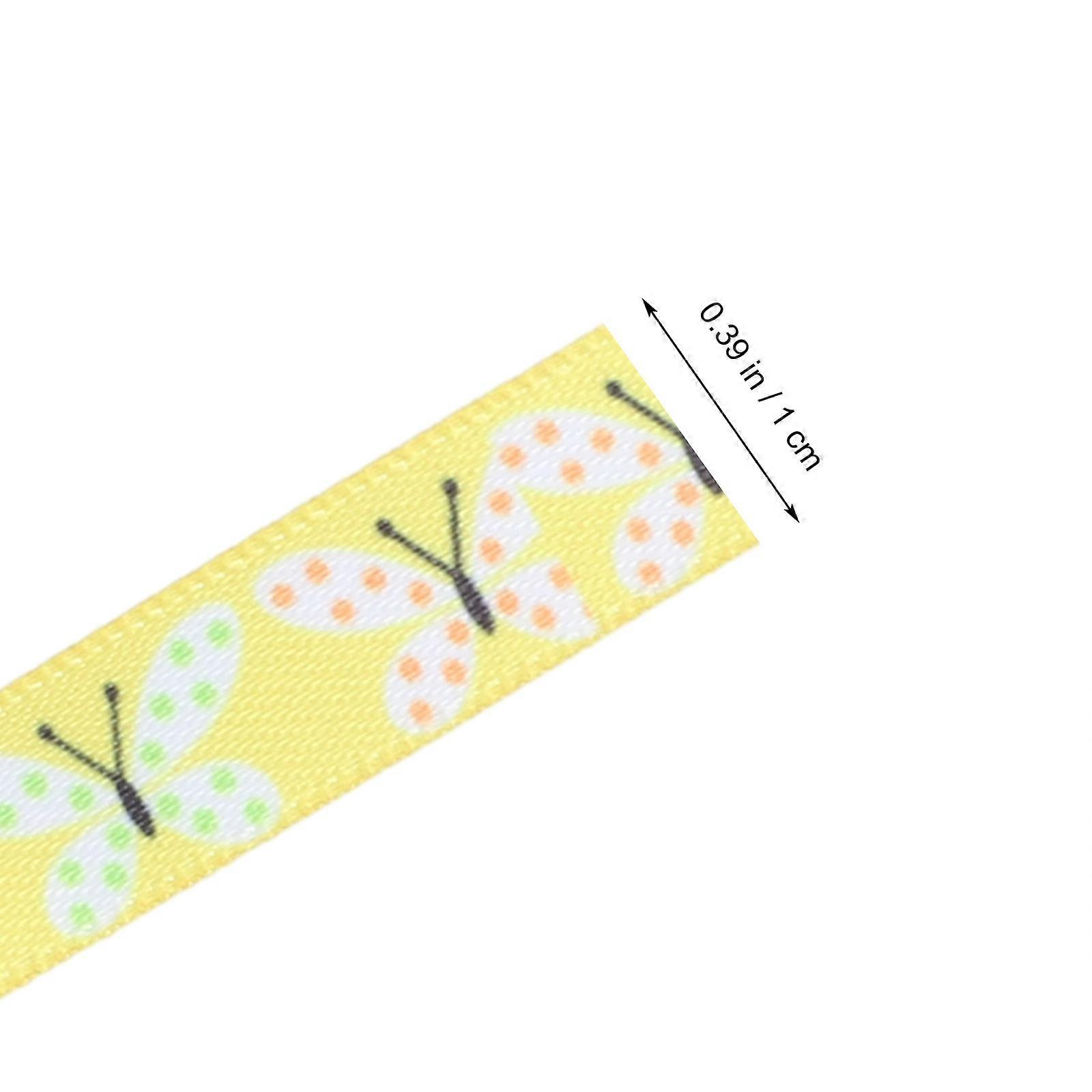 Easter Craft Ribbon Gift Wrapping Ribbon for Decoration 2 Rolls