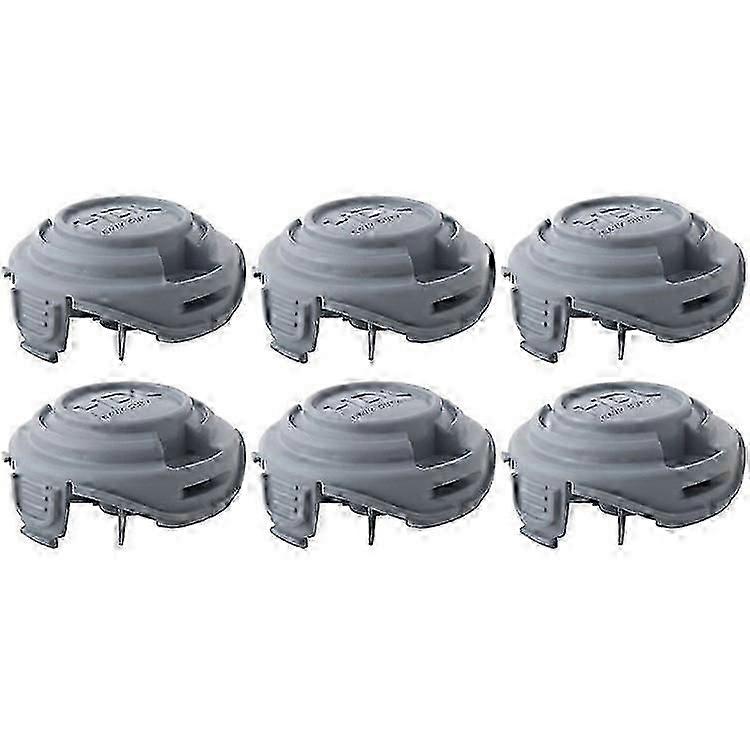 6Pcs Συμβατό Για Black &; Decker STC5433 Τύπος 1 / STC5433PC Τύπος 1 HDL ABS Heavy Duty Line Spool Cap, 90588530