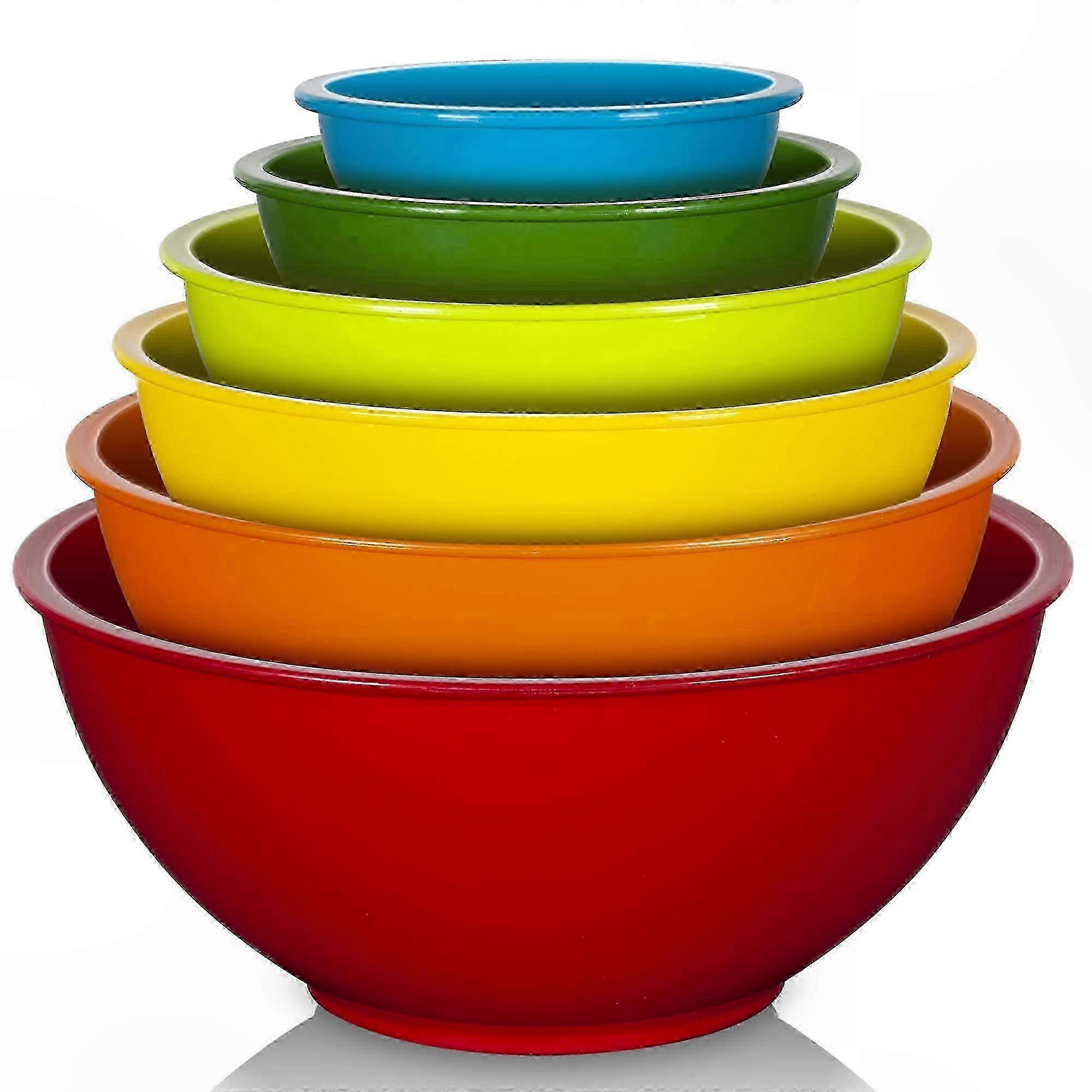 6-Piece Mixing Bowl Set for Baking, Food Prep, and Cooking Needs