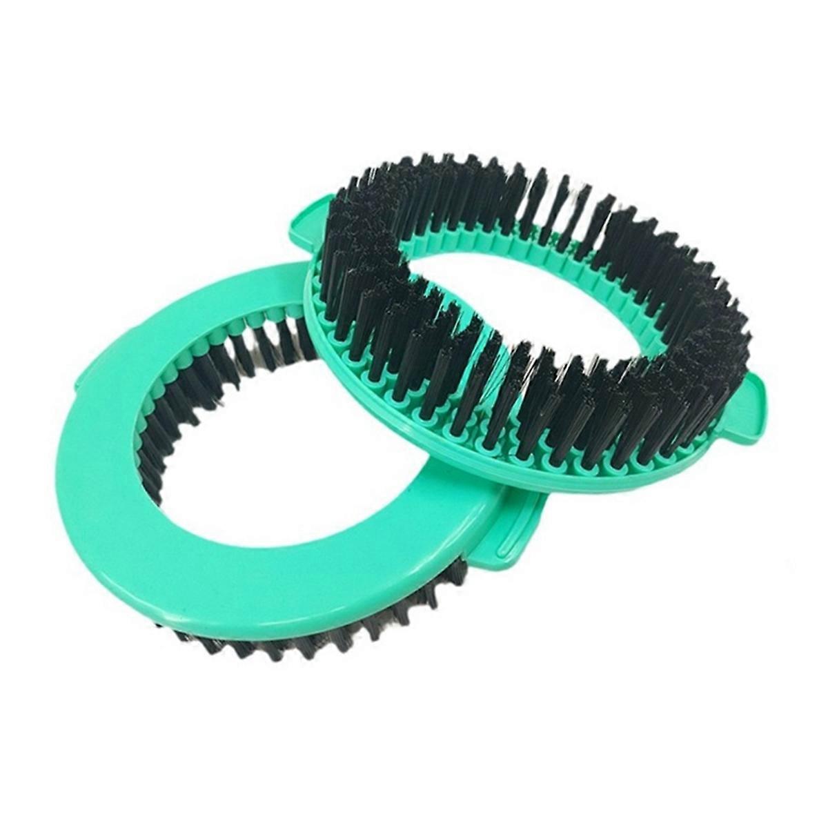 Mop Brush Head Replacement for Mop Scrubber Rotating with Stiff Bristle for Bathroom Kitchen Pool