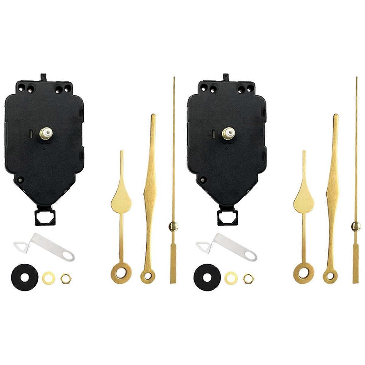 2 Set DIY Clock Movement Kit Replacement Parts D