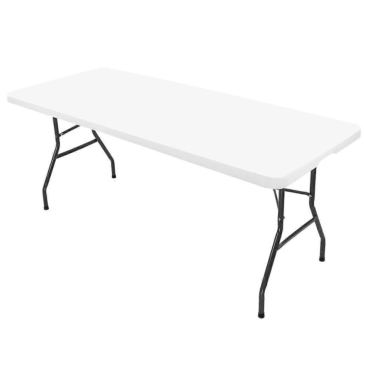 Tablecloth for Rectangle Tables Spandex Stretch Folding Table Covers Machine Washable Reusable for Home Dining Picnic Party Deco