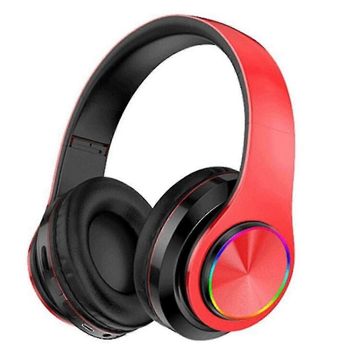 Bluetooth Headset Wireless Headphones Over The Ear With Microphone, Foldable And Lightweight