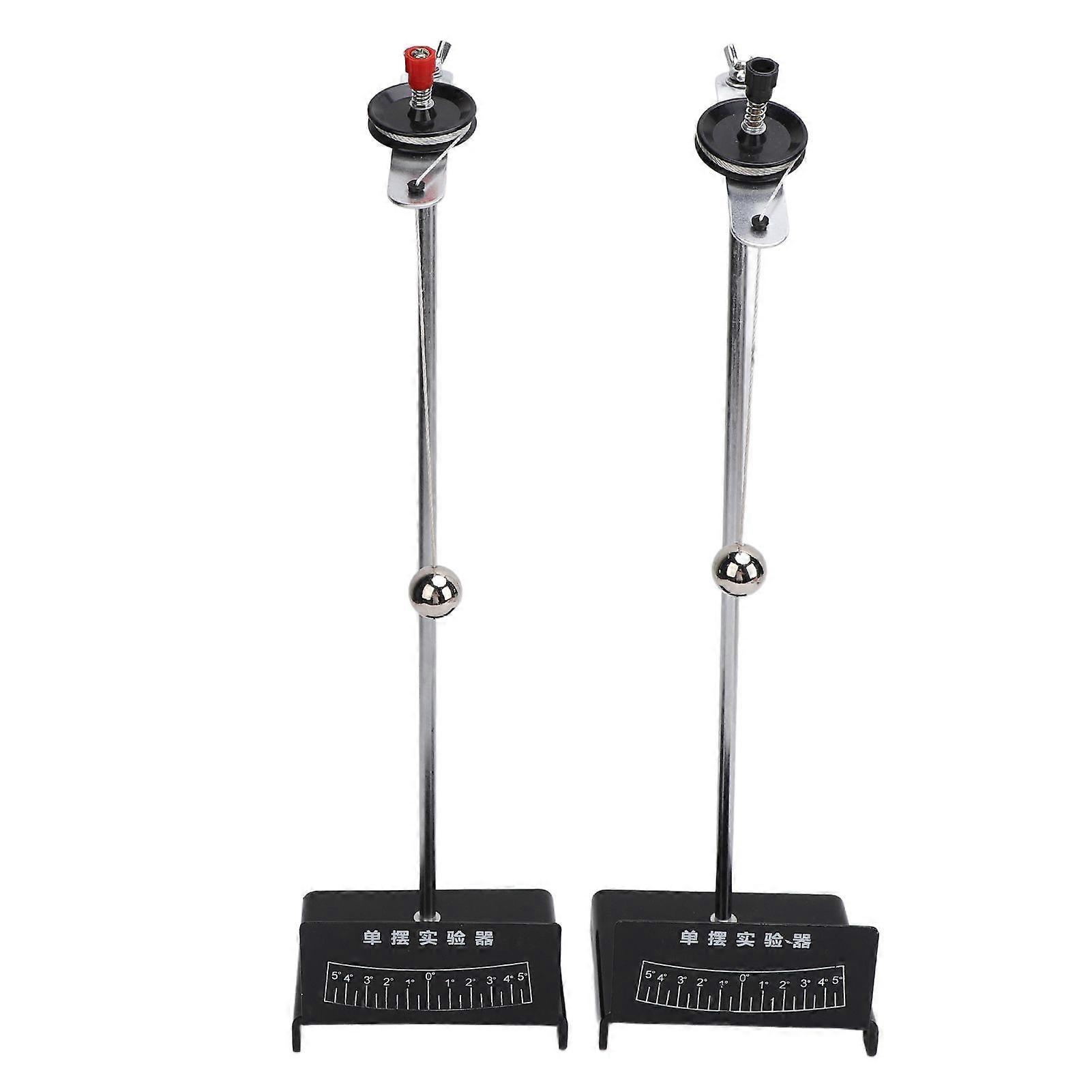 2PCS Single Swing Physics Experiment Equipment Mechanical Vibration Metal Pendulum Ball Demonstration Tool for Teaching