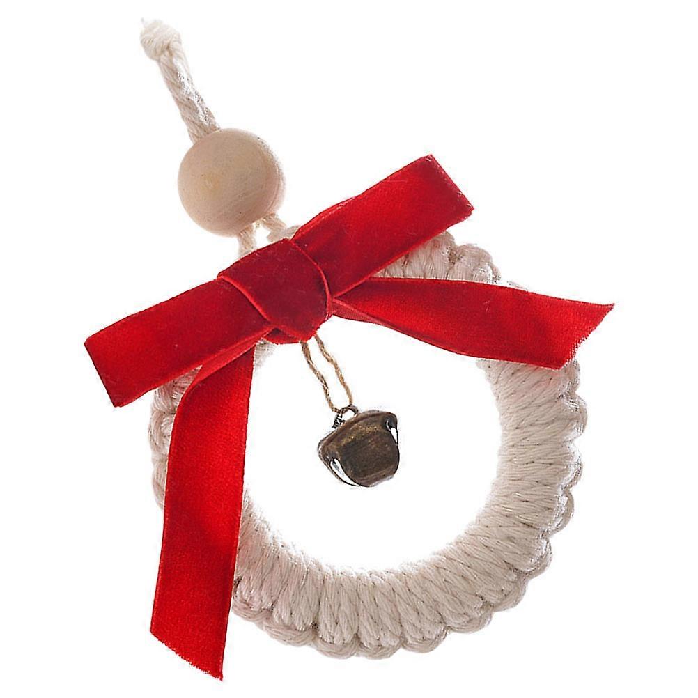 Red Bell Pendant Wall Decoration for Decor 5Pcs Set