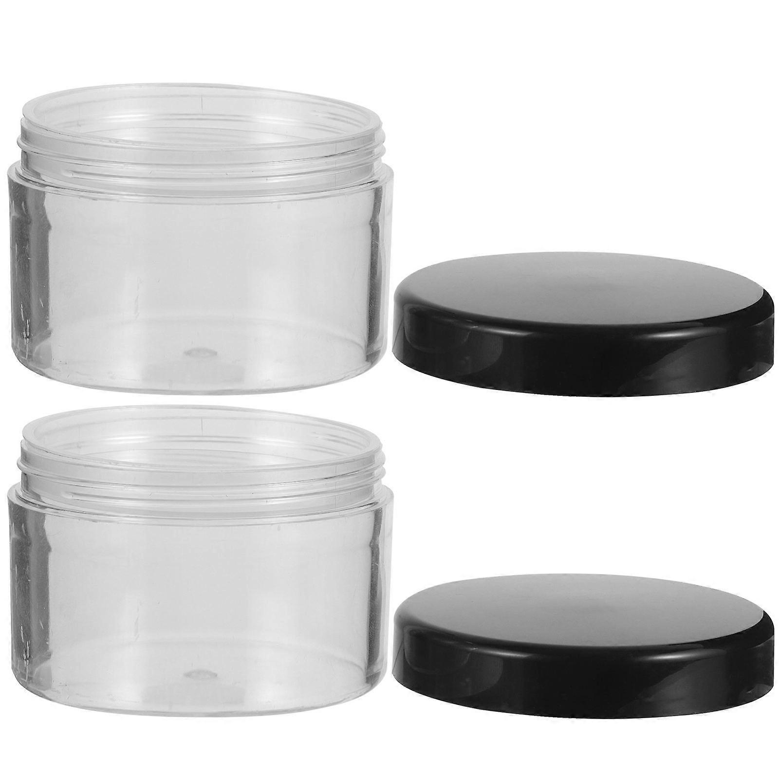 Plastic Cosmetic Container Face Powder Jar for 4Pcs Powder Storage