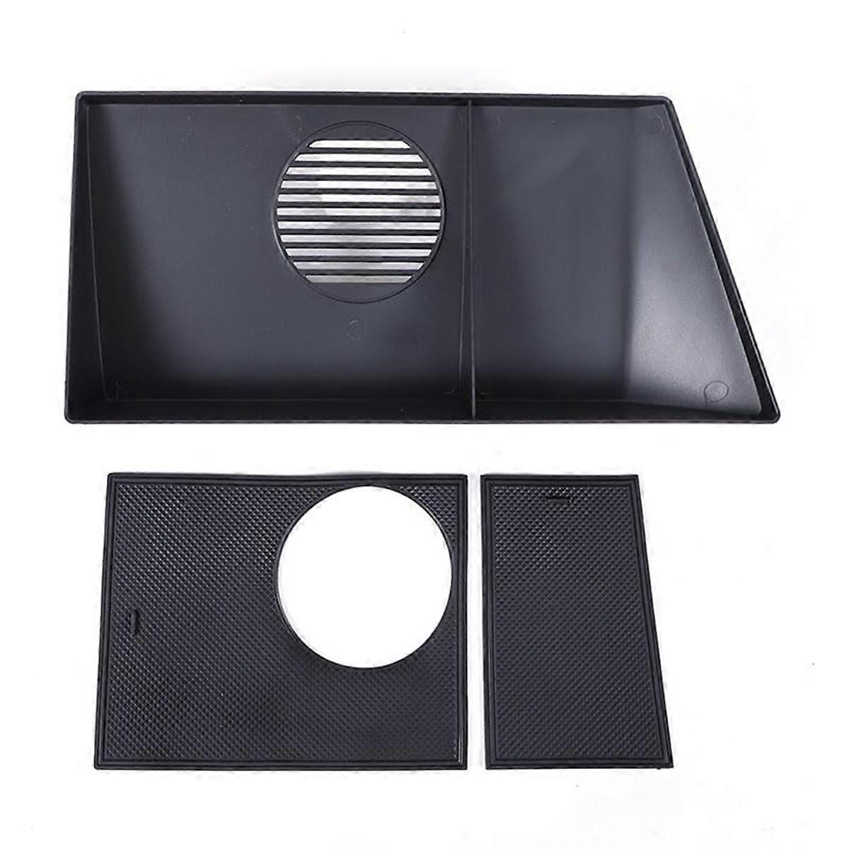 Center Console Organizer Behind Screen Storage Box